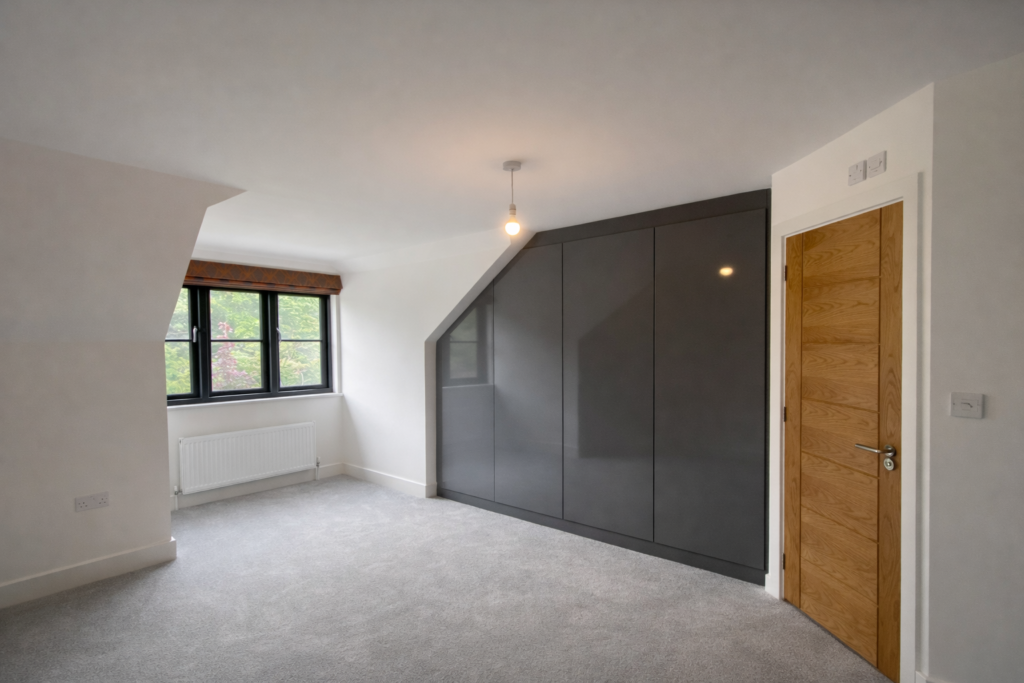 Angled Fitted Wardrobes in Loughton | Simply Fitted Wardrobes Angled Fitted Wardrobes in Loughton | Simply Fitted Wardrobes