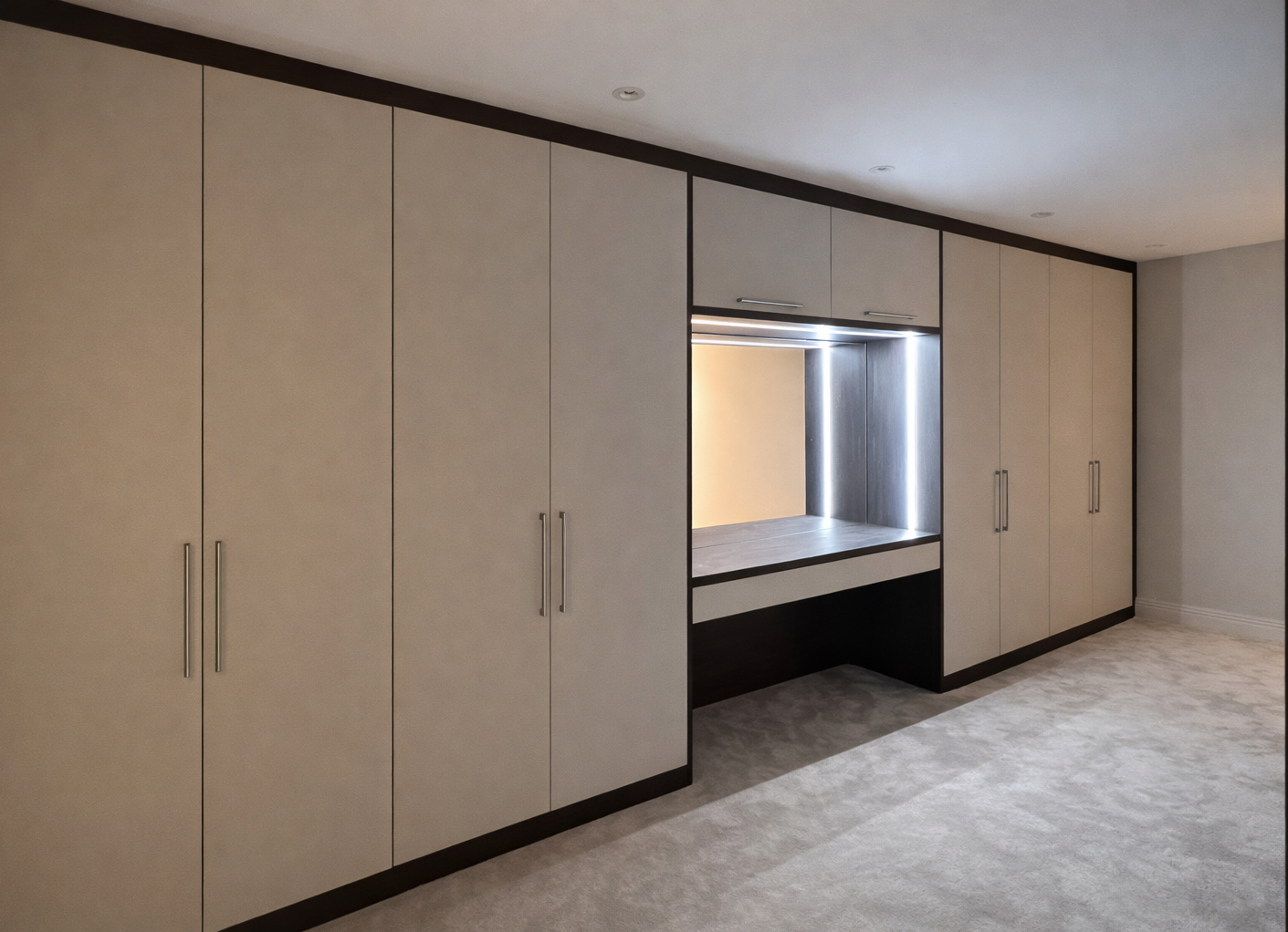 Recent fitted wardrobe project in Hertfordshire