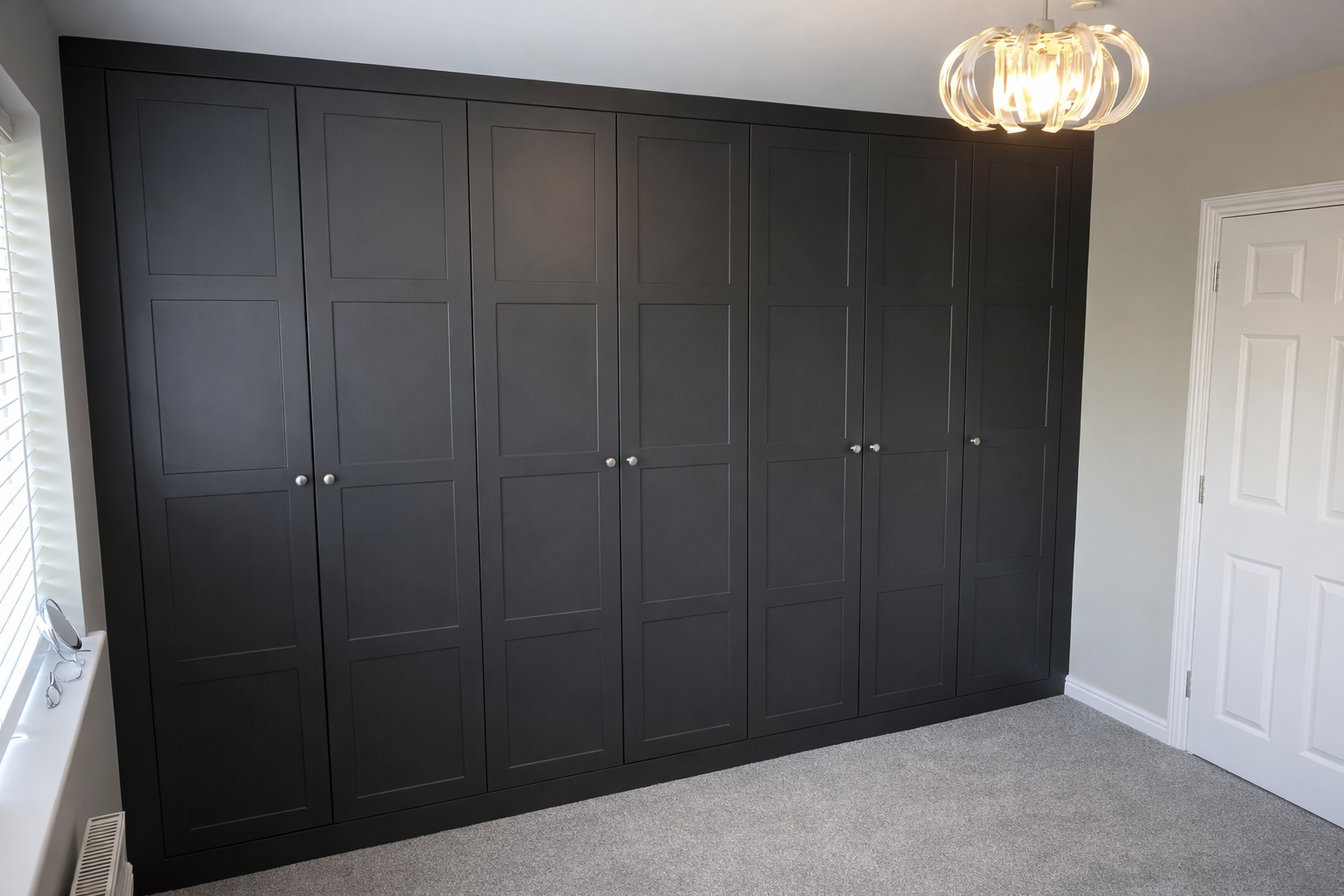 Graphite shaker wardrobe design from our St Albans page