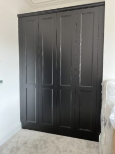 black wardrobe