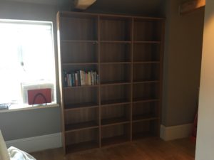 fitted bookcase