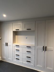 Fitted Wardrobes in Skimming Stone