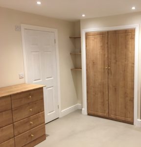Oak fitted bedroom