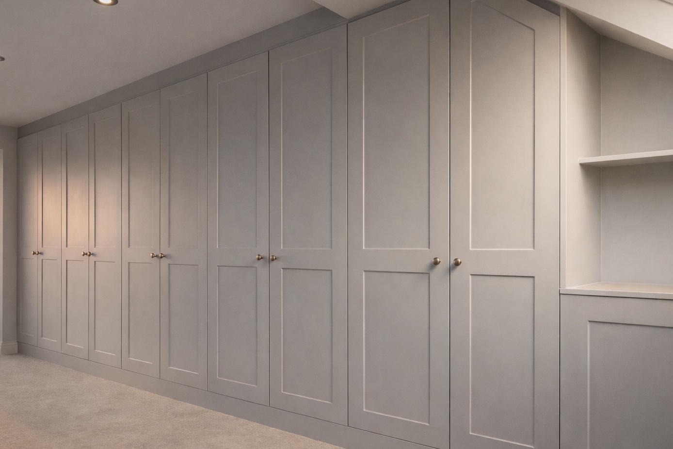 Rockingham shaker fitted wardrobes featured for Welwyn Garden City