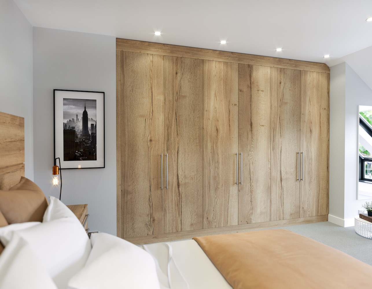 The Mallory range of luxury textured fitted wardrobes by Simply Fitted Wardrobes