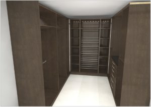 fitted dressing room in London